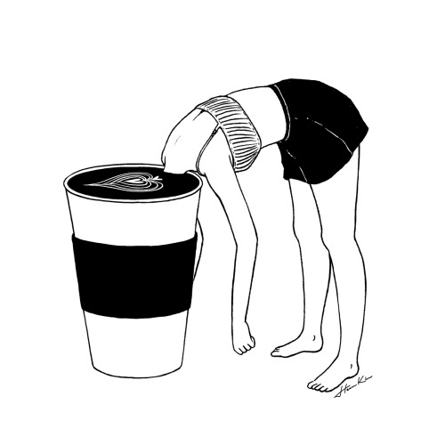 Henn Kim aka Henn 헨 (Korean, based Seoul, South Korea) - 1: Coffee First  2: Long Term Love  3: Good