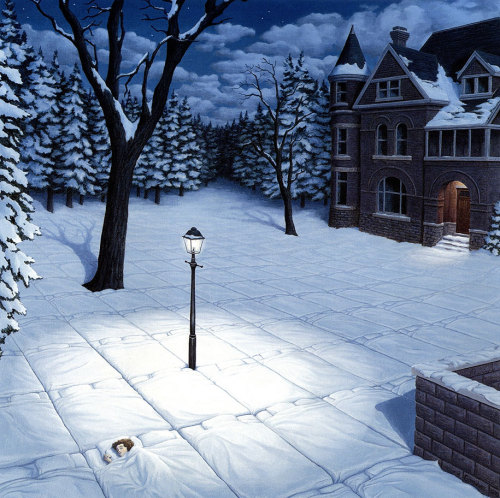 surprisebitch:mayahan: Mind-Bending Paintings By Canadian Artist Rob Gonsalves  this is so satisfying