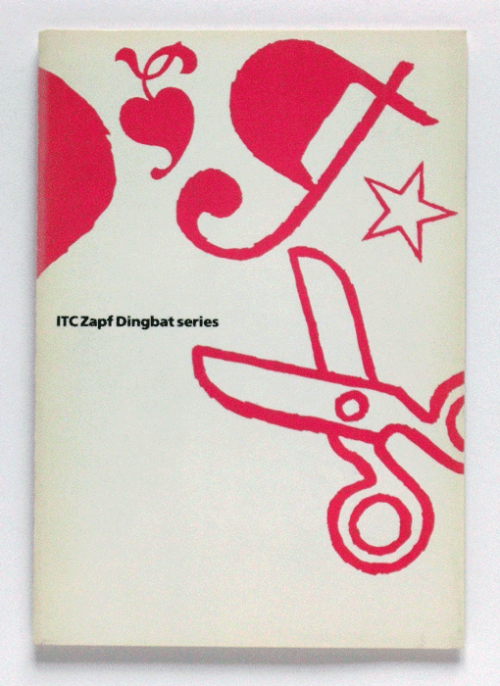 Herman Zapf, Zapf dingbats series, ITC International Typeface Corporation, 1976. Source aiap.it