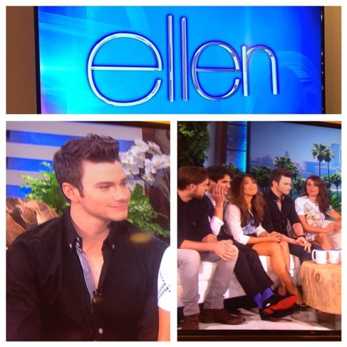 chriscolfernews: cjdujic Tune in tomorrow 3/12/15 to @theellenshow and watch @hrhchriscolfer and the