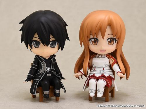 Sword Art Online - Nendoroid Swacchao! Kirito and Asuna by Good Smile Company announced.