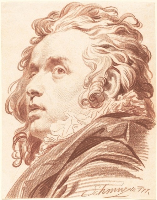 talleyrandsghost:Jacob Matthias Schmutzer (1733 - 1811) Study of a young man, 1777