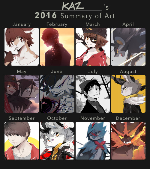 2014 | 2015Sadly didn’t do a lot of art this year. So I’m not sure if the improvements a