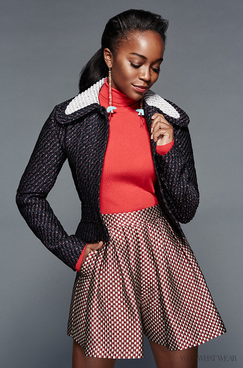 himai:  devoutfashion:  Aja Naomi King by Dani + Emma   She’s a beauty. 