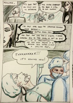 Kate Five vs Symbiote comic Page 98  Oh shi-