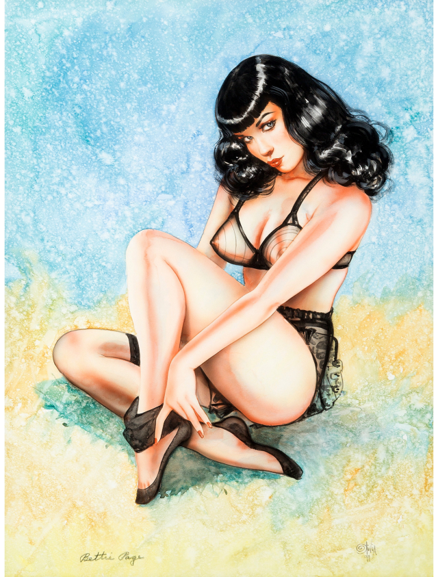 vintage-soleil:Retro pinup illustrations by Olivia De Berardinis