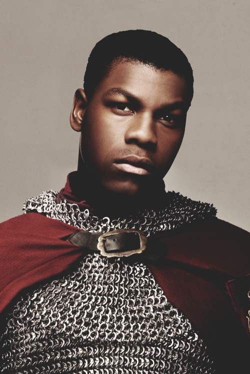 theforsakenshipper:Finn (John Boyega) as one of the legendary Knights of the Round Table.
