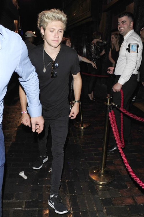 onedhqcentral-blog: July 3rd - Niall outside the Red Bull Tropical Edition Party in London