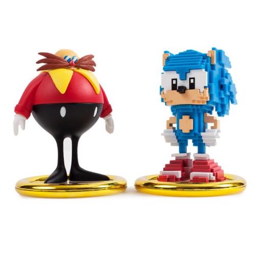 pr0jectneedlemouse:KidRobot’s Sonic vinyl figures.I love how the ring has it’s own unique stand.But I’m all over that Coconuts, lol