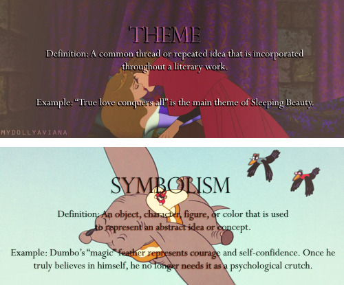 mydollyaviana: Literary techniques explained by Disney - from Buzzfeed