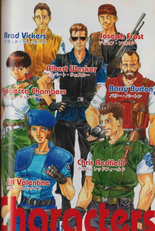 Resident Evil - 1996Characters 