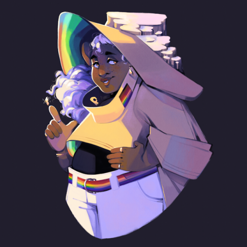 champaints:There aren’t any good captions for redoing my Taako design :)cBonus creative decisi