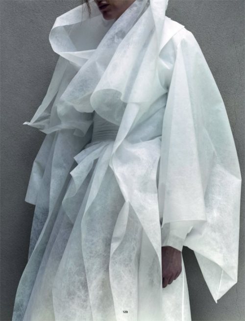 Pugh’s Labyrinth, Emma Champtaloup,wearing Gareth Pugh, photographed by Jackie Nickerson for Dazed S
