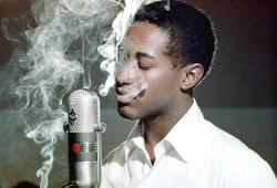 wehadfacesthen:Sam Cooke in the recording
