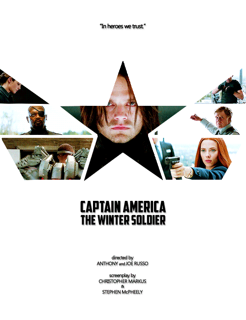 sebastianstanbear:cap meme: one film↳ Captain America: The Winter Soldier [2014]