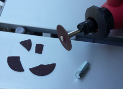 ambris-art:  mrkenyon:  voxlunch:  This morning I was working on something, and made an interesting metaphorical observation.The cutting discs used on this rotary tool are very brittle. You can break them with your fingers. However, mounted on a spindle