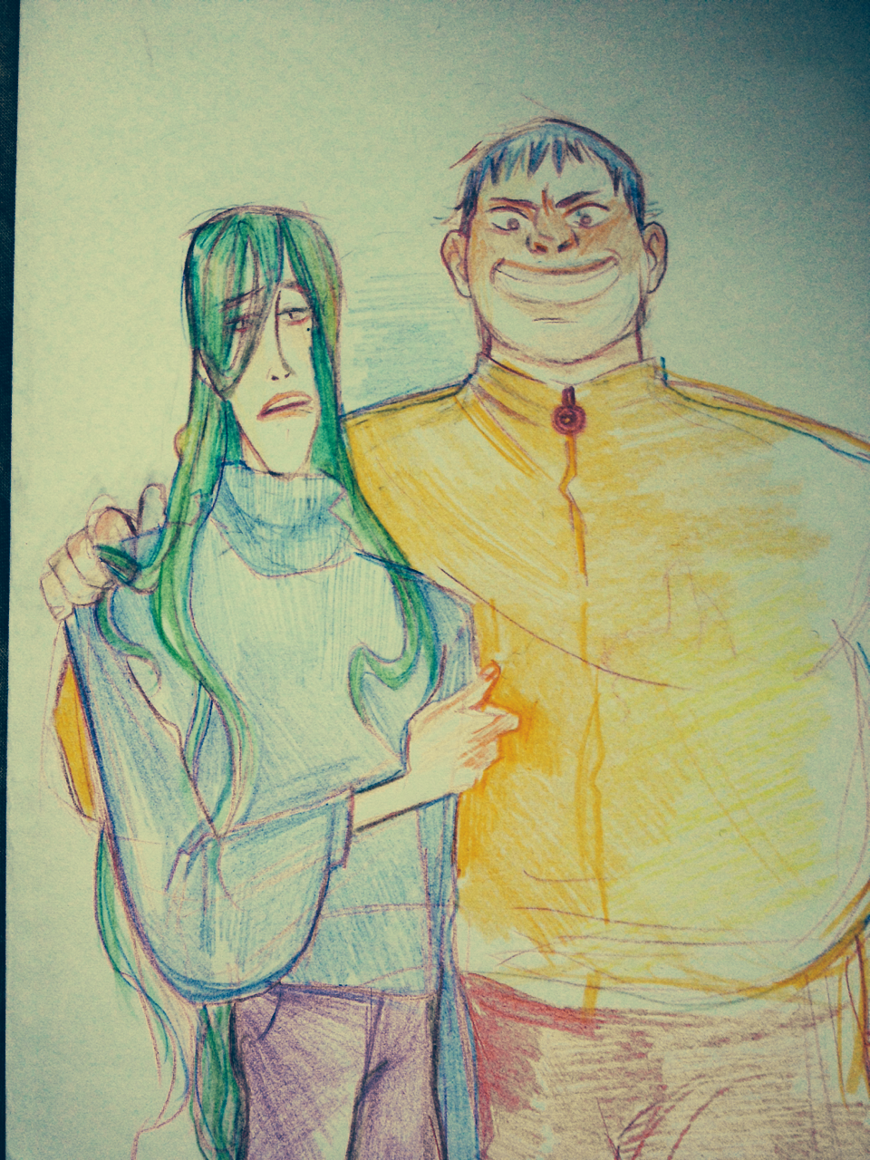 snowry:  tadomaki colored pencil sketch„ 