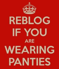 dick-grader:  Reblog if you are wearing thong