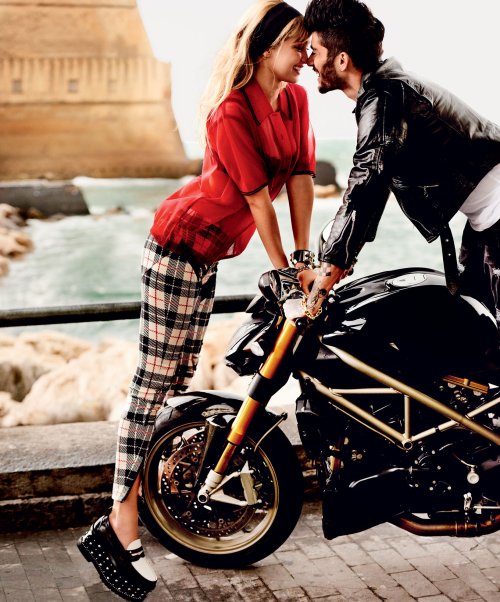 kingzayndaily:Zayn and Gigi Hadid for Vogue