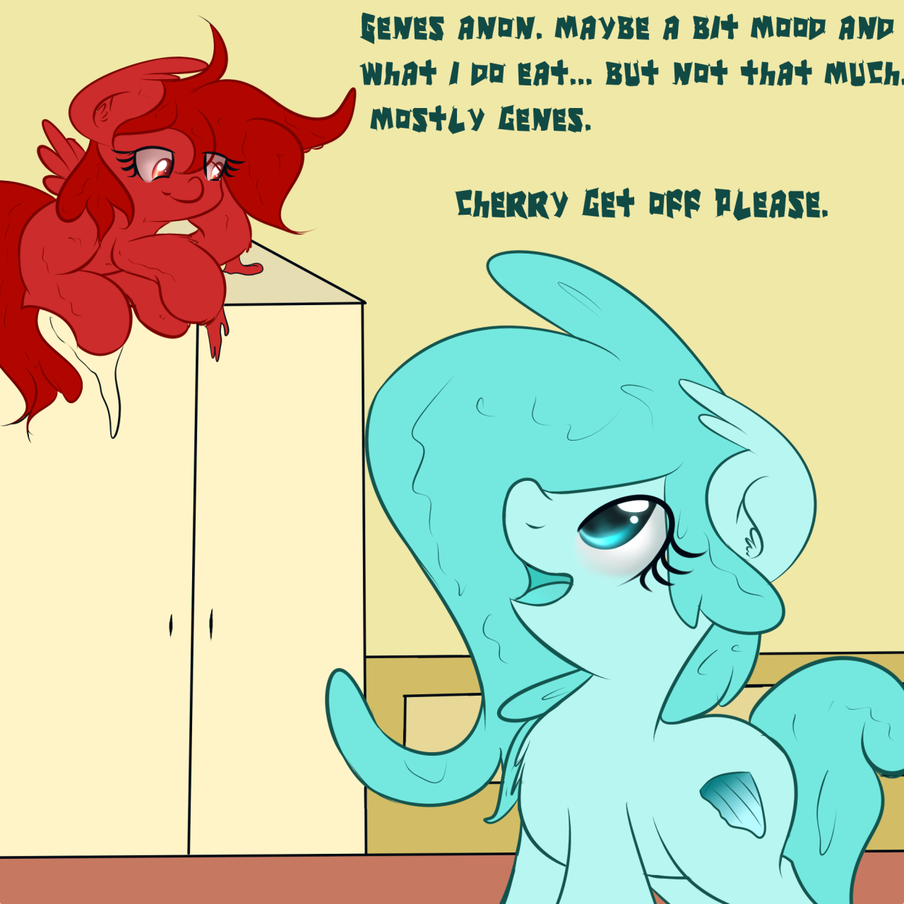 askshinytheslime:  Shin: meh. let her be in that cabinet.  x3 She&rsquo;s like