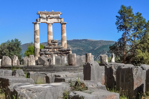 The Tholos of Delphi, The Sanctuary of Athena Pronaia (Delphi, Greece)The Tholos of Delphi is a circ