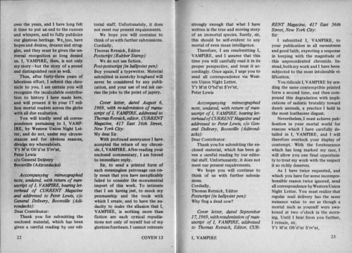 I, Vampire! by Bill Pronzini and Jeffrey WallmanArtist: William StoutCoven 13, March 1970.