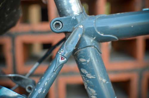 kwailo:  rivbike:  Jeremy’s 54cm Hunqapillar. Racoon gnawed saddle bag and all. rivbike.com  Perfect