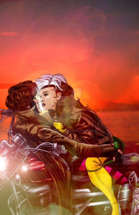 486px x 750px - rogueslove: Rogue and Gambit by JonHughes Tumblr Porn