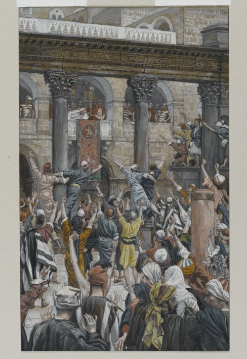Let Him Be Crucified (Qu'il soit crucifié), James Tissot, 1886-1894, Brooklyn Museum: Europea