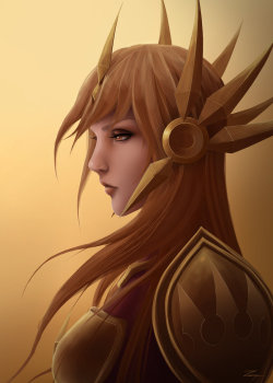 league-of-legends-sexy-girls:  Leona by Zarory