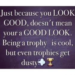 so heres what happened. earlier this week Floyd mayweather put out a very honest message on instagram about his thoughts on women who are getting a lil bit too comfortable w/ themselves due to their looks.    my response? : a trophy’s value isn’t