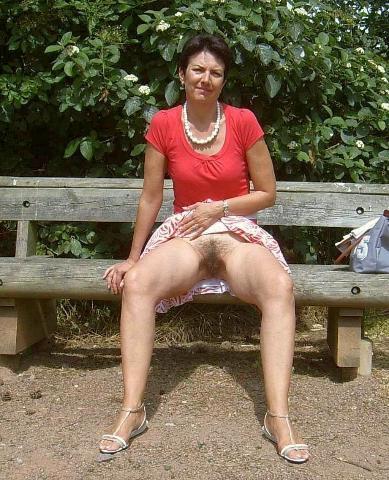 Mature Granny upskirt and panties