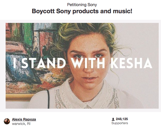 micdotcom:  What you need to know about boycotting SonyFollowing Kesha’s court
