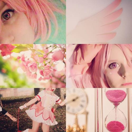 Tried to make my own #Madoka #aesthetic #collage! I’m not really satisfied but I was just mess