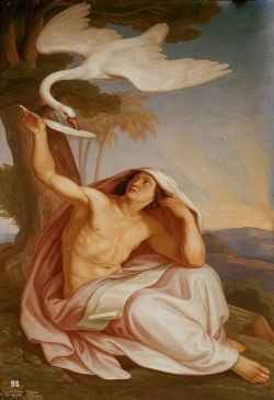 Enoch Idris and the Swan. 1845-48. Gustav