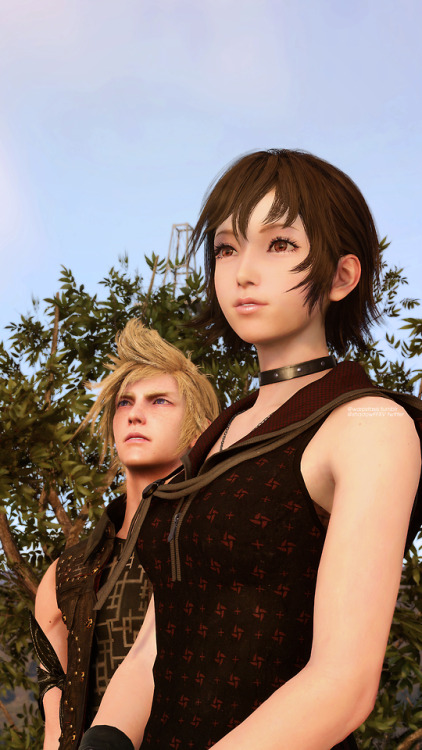 warpstasis:  for @paopufantasy who asked for Prompto and Iris.