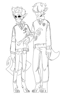 yellowcat3000:  Monster au + School au