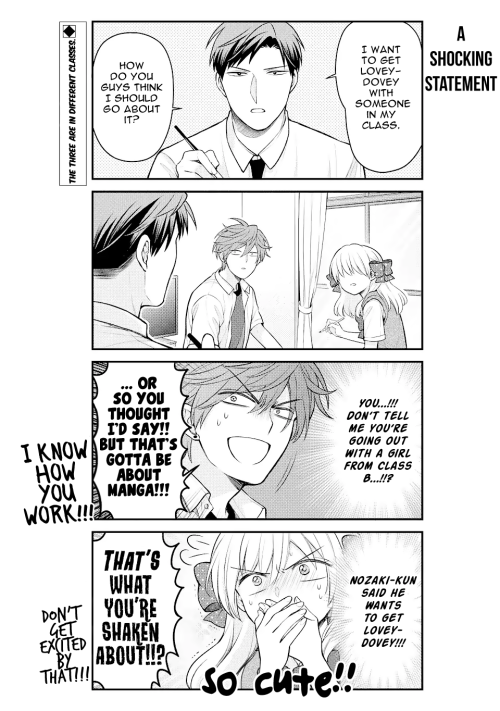 Gekkan Shoujo Nozaki-kun Chapter 132, Part 1 Part 2 here [x] © Cash Money Chiyo (@grolia, candlejack