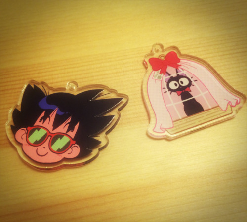 Drunko-matsu, Dragon Ball, One Piece, and Kiki’s Delivery Service Charms are in for Anime Expo!! The