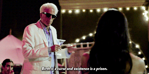 mingrose:Birth is a curse and existence is a prison.