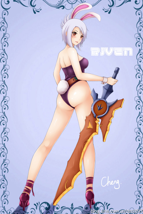 hentai-utopia:  Battle bunny riven (League adult photos