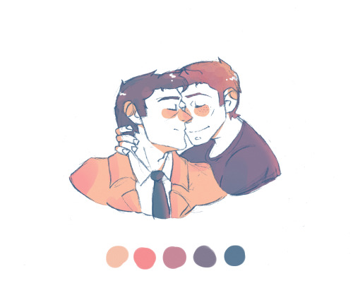 demondeanandangelcastiel: dean and cas + 7 as requested by trustgadreel 