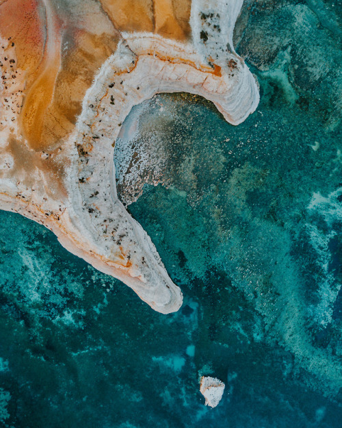 Textures of the coastline from 100 metres; South Australia.by Benjamin A.