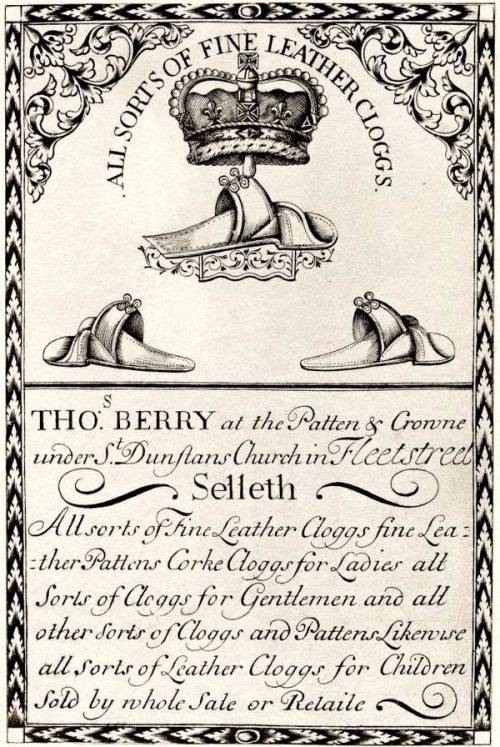 derpyredcoat:The Old Trade Cards of 18th century London.I hope to have a business card that looks li