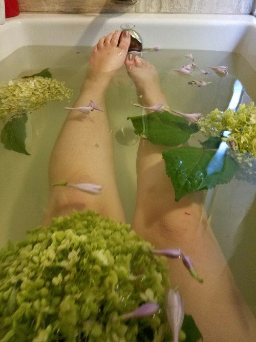 bangsaturn:  morning flower bath  they/he pronouns