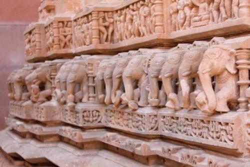 Jain sculptures, Osian jain temple, Rajasthan 