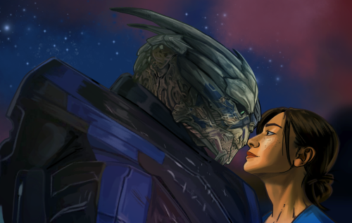 garrus and shepard commission 