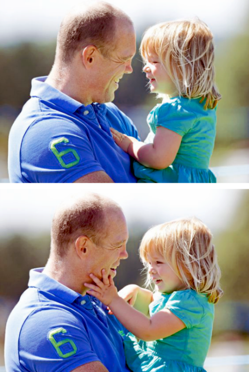anythingandeverythingroyals: CAUSE OF DEATH: The cuteness that is the daddy/daughter duo of Mike an