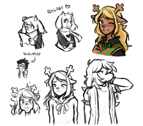 anyways heres some deltarune scribbles