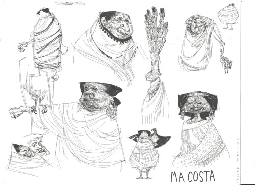 davidesky2:An Indian version of The Golden Compass by Assaf Horowitz, via Character Design Page